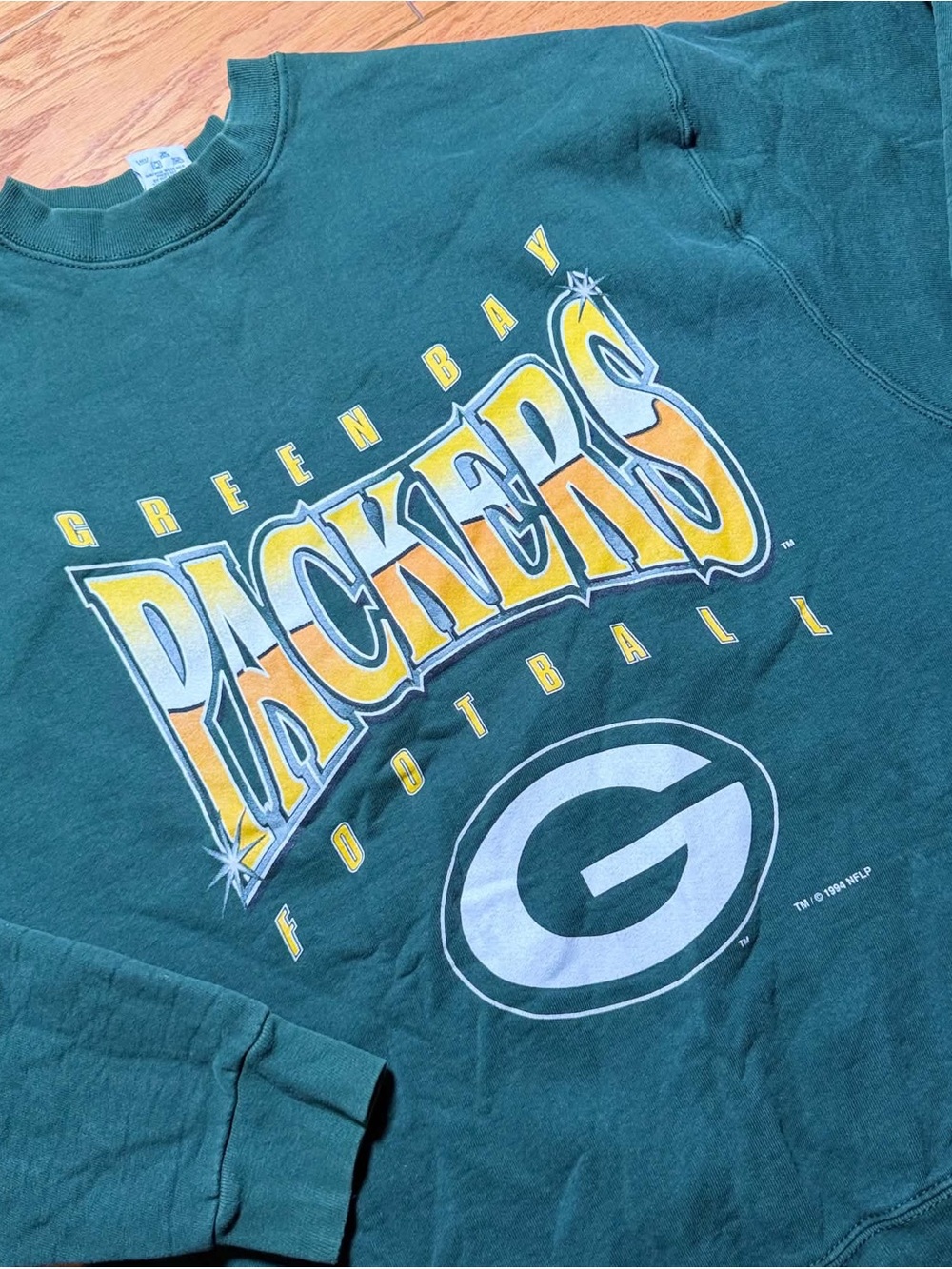 Vintage 1994 Salem Green Bay Packers Crewneck Sweatshirt Size Xtra Large